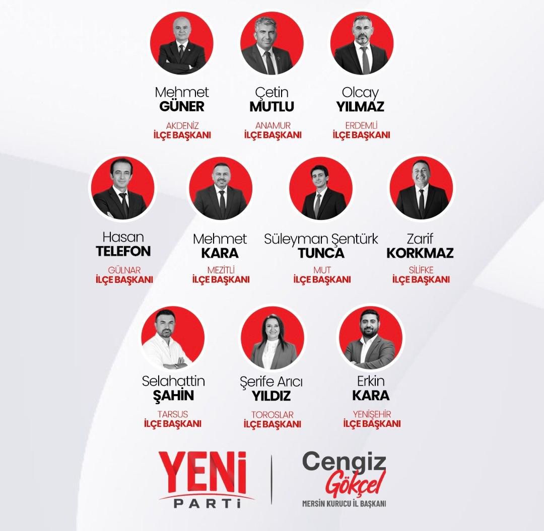 YENİ Parti Mersin ilçe başkanlığı ön seçimleri